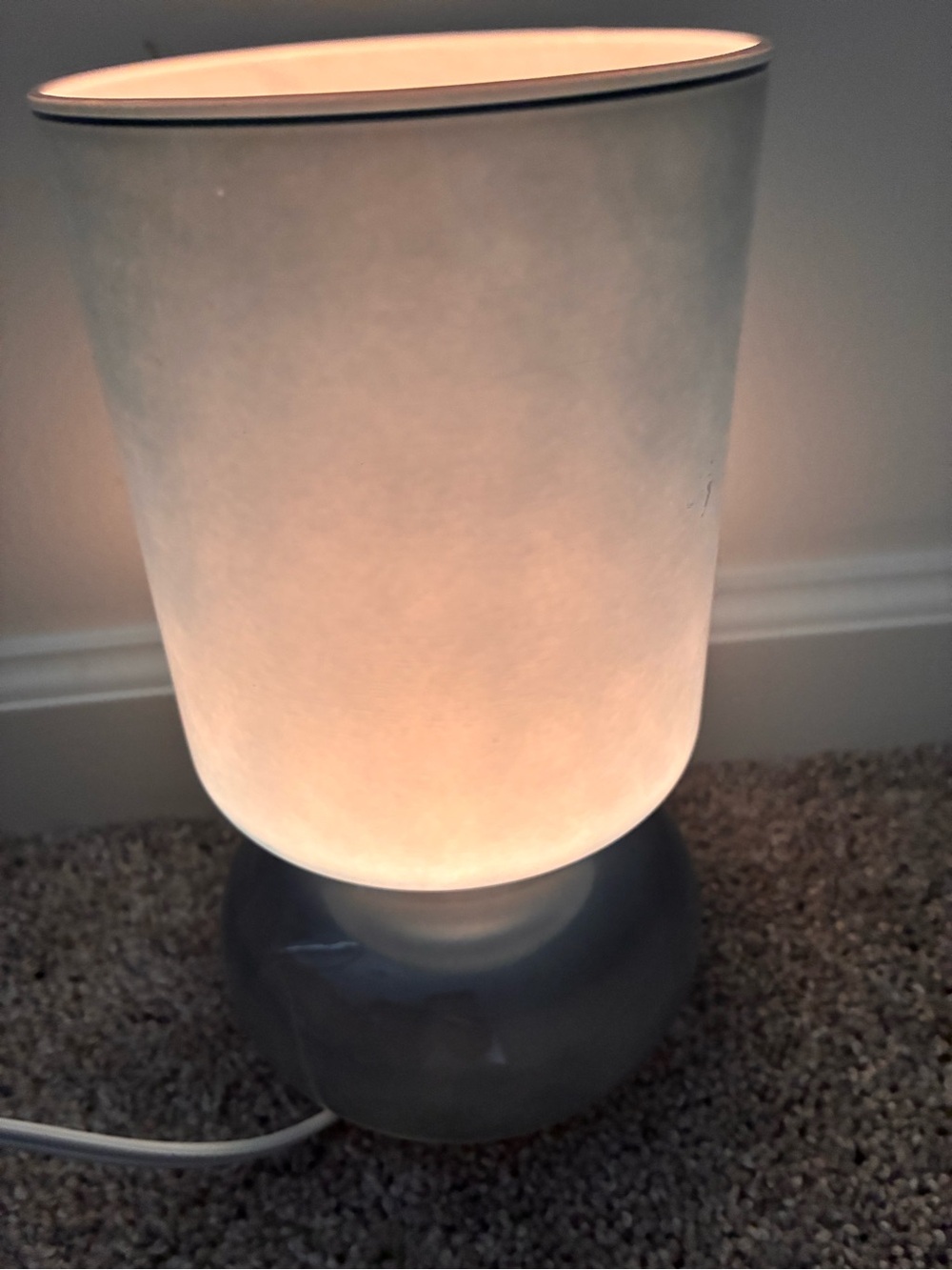 Blue Ceramic Accent Table Lamp - Home Accents